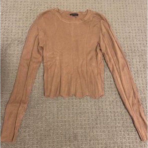 Tan Long Sleeve Top - Picture 6 of 7